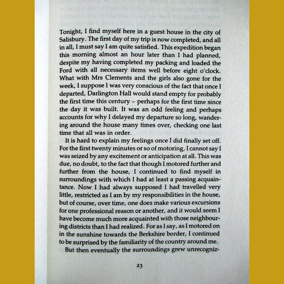 Book: The Remains of the Day by Kazuo Ishiguro - Picture 3 of 11